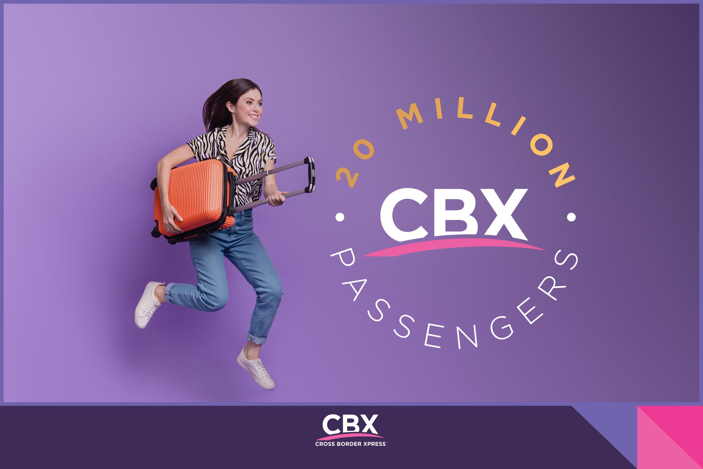 Celebrating a Milestone CBX Its 20 Millionth Passenger!